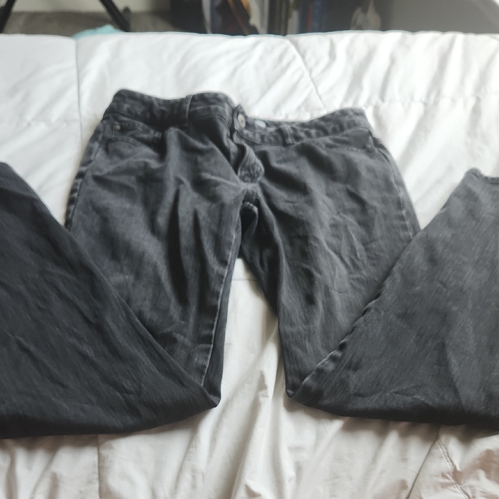 Chico's Platinum Black Denim Jeans
